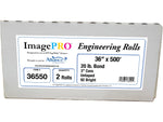 Alliance ImagePRO Wide Format Bond Paper Roll, 36" x 500', 2/Carton (36550)