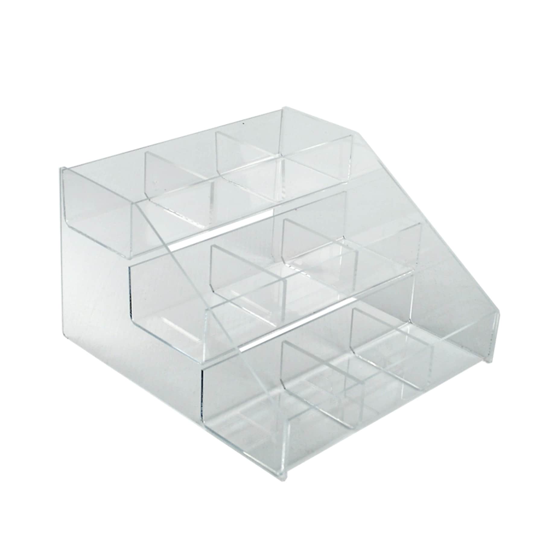 Azar Non-Specified Holder, 12" x 7", Horizontal, Table Top, Clear, Acrylic (326039)