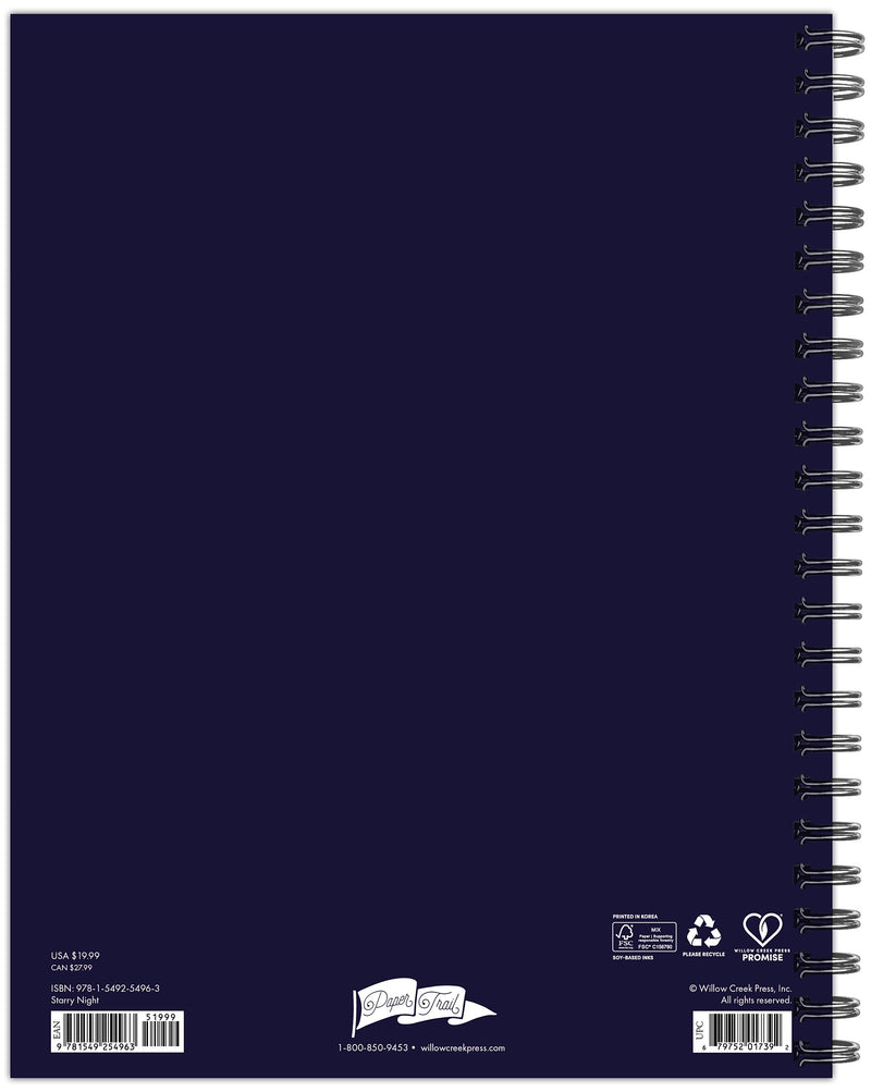 2025-2026 Willow Creek Starry Night 8.5" x 11" Academic Year Weekly & Monthly Planner, Multicolored (54963)