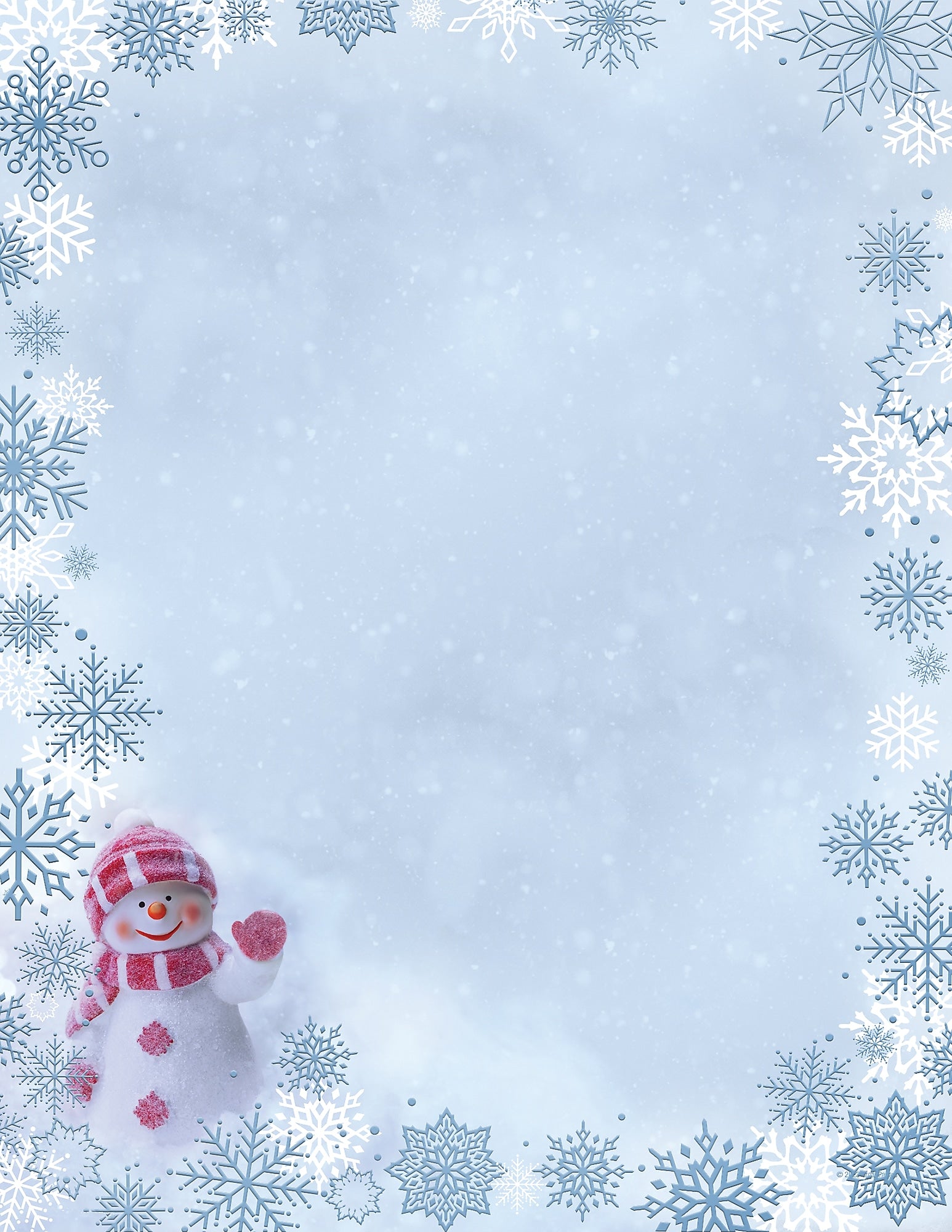 Great Papers! Stationery Letterhead Winter Holiday Magic, Multicolor, 50 sheets (2024038)