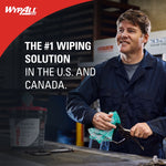 WypAll PowerClean ProScrub Fabric Cleaning Wipers, 12" x 9.5", Green, 75 Wipers/Box (91371EA)
