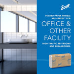 Scott Essential Recycled C-Fold Paper Towels, 1-ply, 200 Sheets/Pack, 12 Packs/Carton (01510)