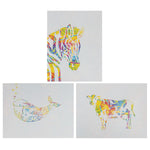 Dixon Now You See It! Radiant Gradient Art Paper, 8.5" x 11", White, 50/Sheets (PACAC4629)