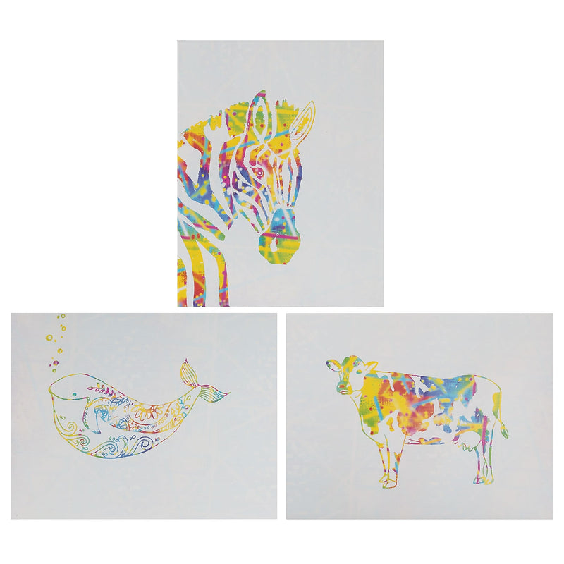 Dixon Now You See It! Radiant Gradient Art Paper, 8.5" x 11", White, 50/Sheets (PACAC4629)