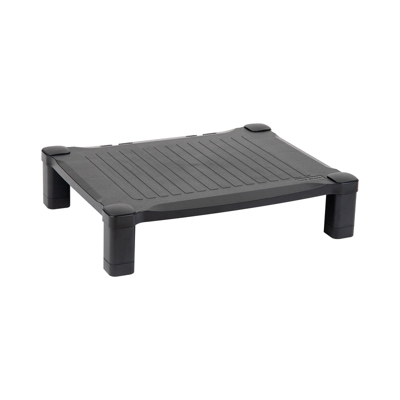 Mind Reader Adjustable Plastic Monitor/Laptop Stand, Black (PLMONST-BLK)