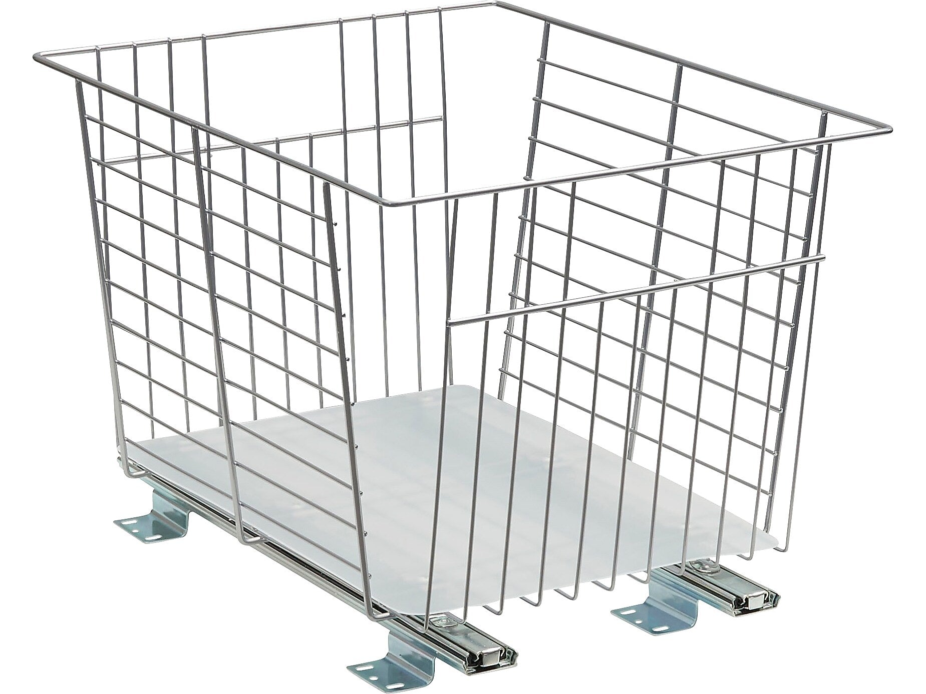 Household Essentials Glidez Steel Fruit Basket Organizer, Silver (25317-1)