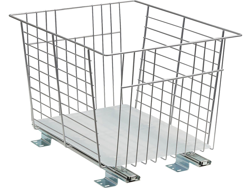 Household Essentials Glidez Steel Fruit Basket Organizer, Silver (25317-1)