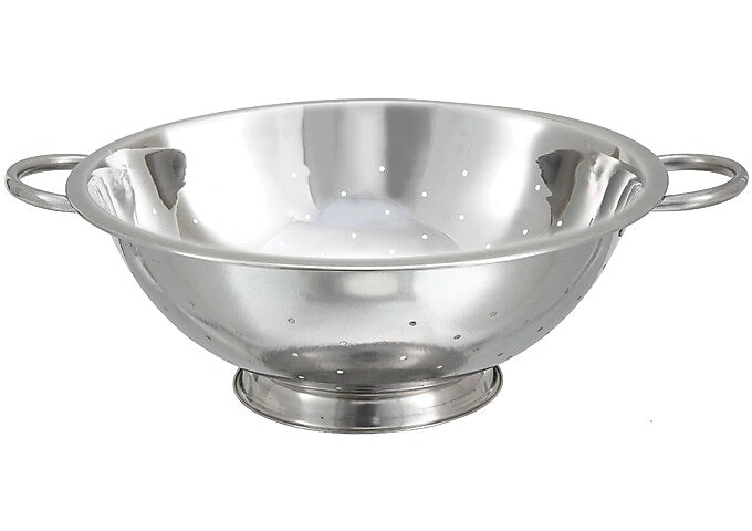 Winco 10" Stainless Steel Colander (75370)