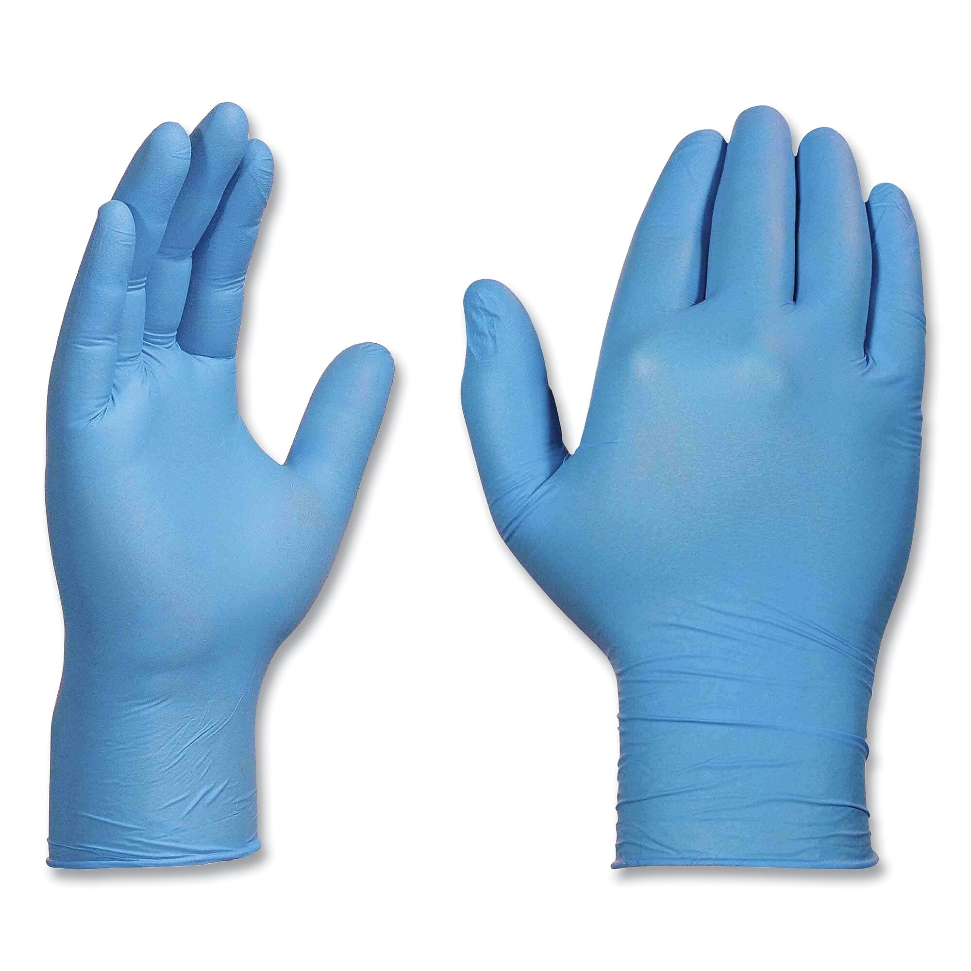 AMMEX Professional Nitrile Exam Gloves, Powder-Free, 3 mil, X-Large, Light Blue, 100/Box, 10 Boxes/Carton