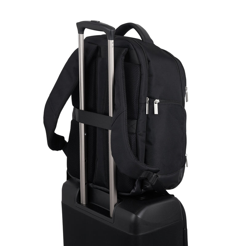 Bugatti Lucas Laptop Backpack, Large, Black (BKP113-Black)