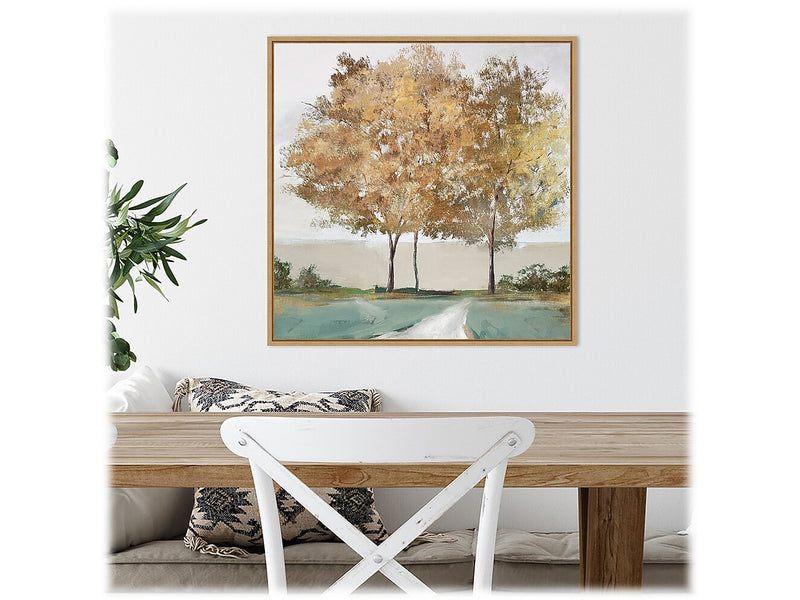 Amanti Art Golden Forest Shimmer, Canvas, 22" x 22" (A42675515144)