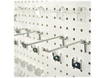 Azar 72-Piece Pegboard Organizer Accessory Kit, Clear/Silver, Each (900955)