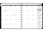 2024-2025 AT-A-GLANCE Move-A-Page 9" x 11" Academic Weekly & Monthly Planner, Poly Cover, Black (70-957E-05-25)