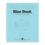 Roaring Spring Paper Products 1-Subject Exam Notebooks, 7" x 8.5", Wide Ruled, 4 Sheets, Blue (ROA77510)