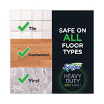 Swiffer Heavy-Duty Wet Refill Cloths, 10 x 8, Open Window Fresh, 20/Tub, 6 Tubs/Carton (PGC76472)