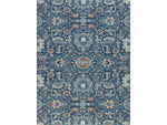 Anji Mountain Rug'd Alta Carpet & Hard Floor Chair Mat, 36" x 48", Blue/Ivory Polyester (AMB9033)