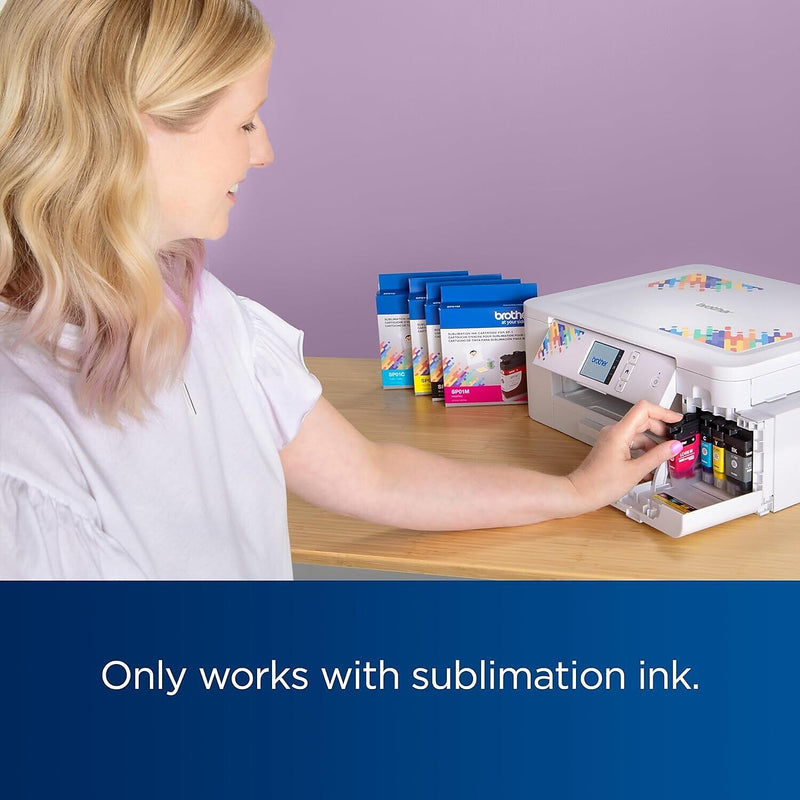 Brother 8.5" x 11" Sublimation Paper, White, 100 Sheets (SP01PLS)