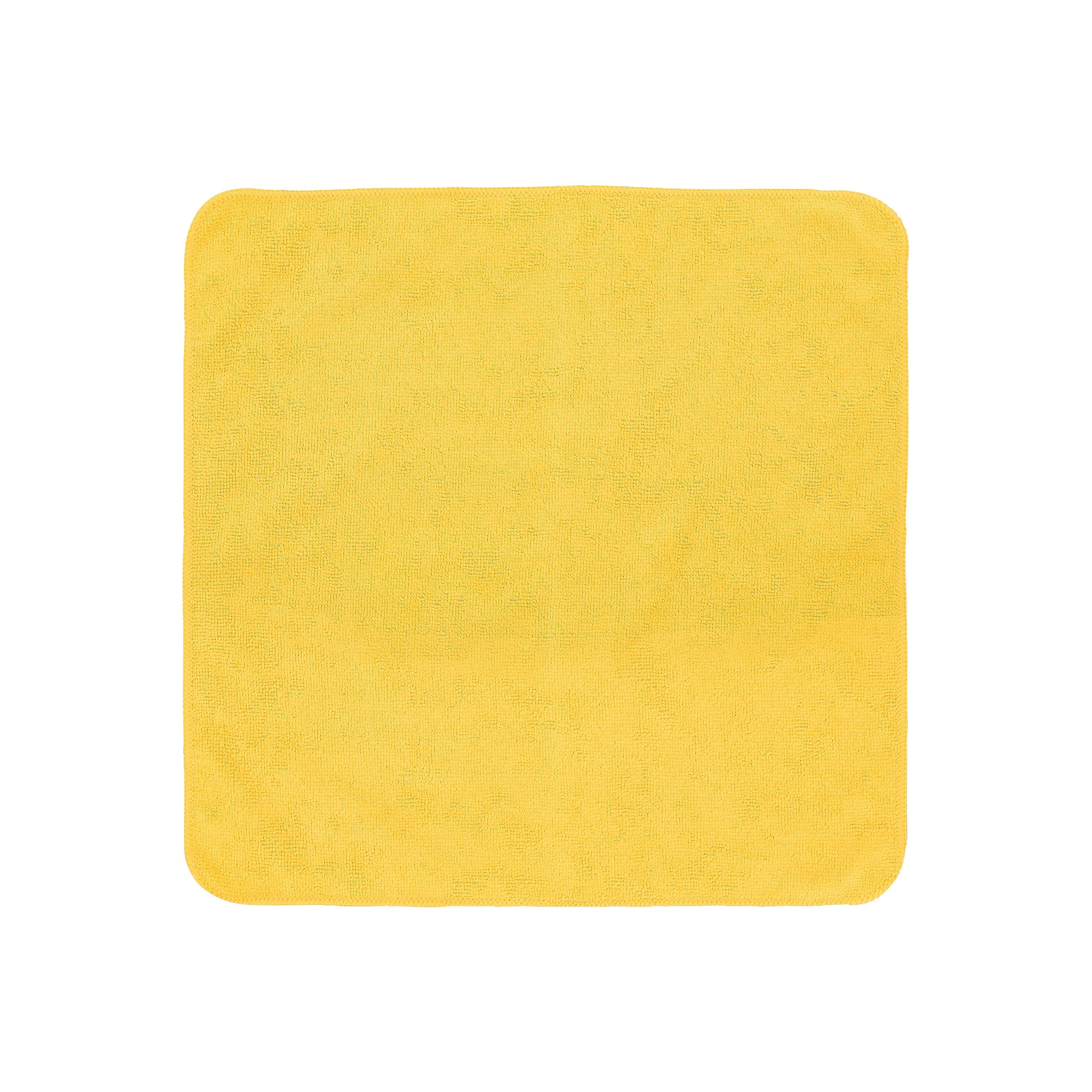 HYGEN r-40 Recycled Microfiber Cleaning Cloths, 12" x 12", Yellow, 24/Pack (1820580)