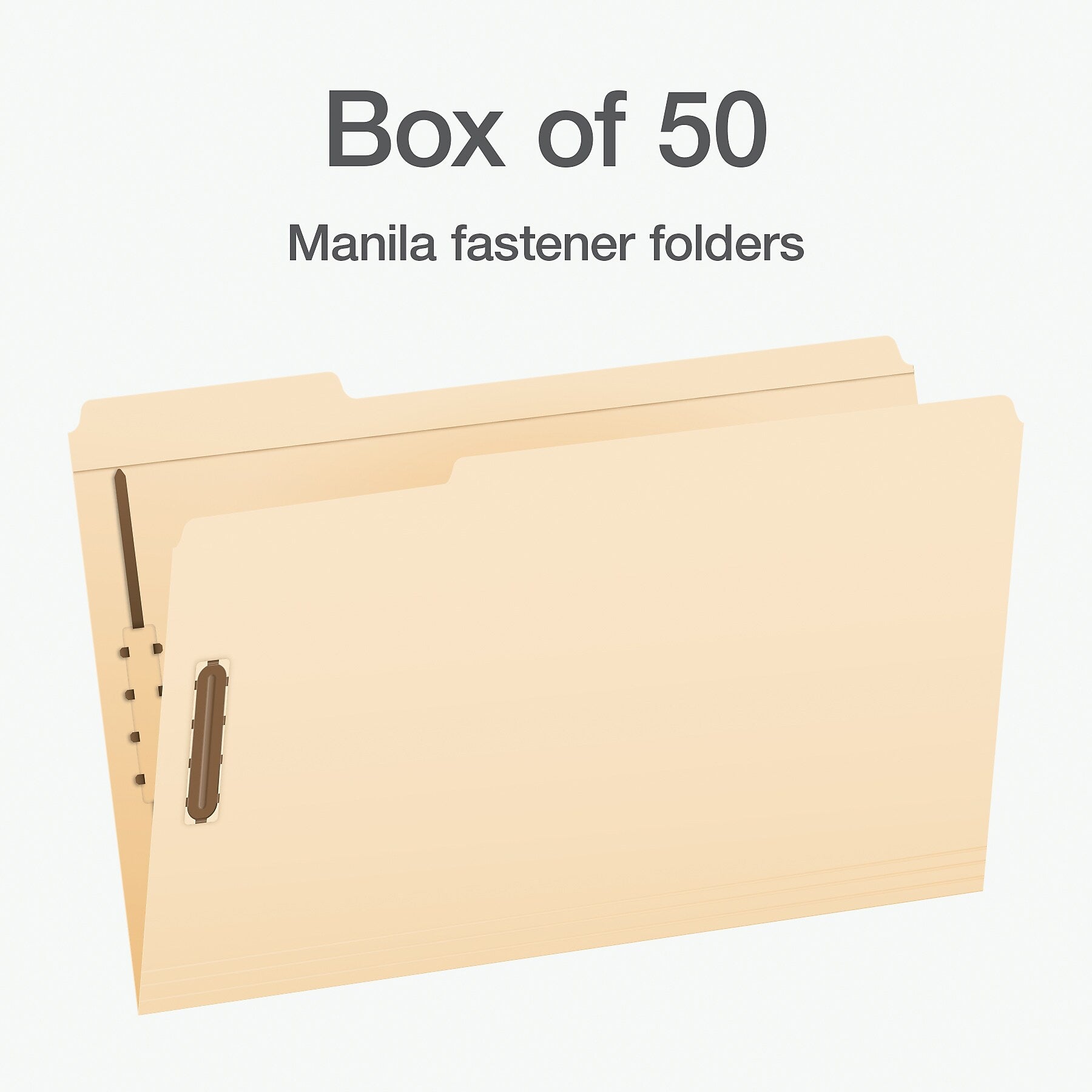 Pendaflex Heavy Duty File Folder, 1-Tab, Assorted, Legal Size, Manila, 50/Box (1007063)