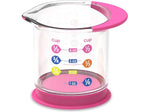 hand2mind Rainbow Fraction Liquid Measuring Cups, 6/Set (94468)