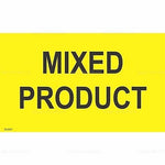 Decker Tape "Mixed Product" Label, 3" x 5", 500/Roll (DL2527C)