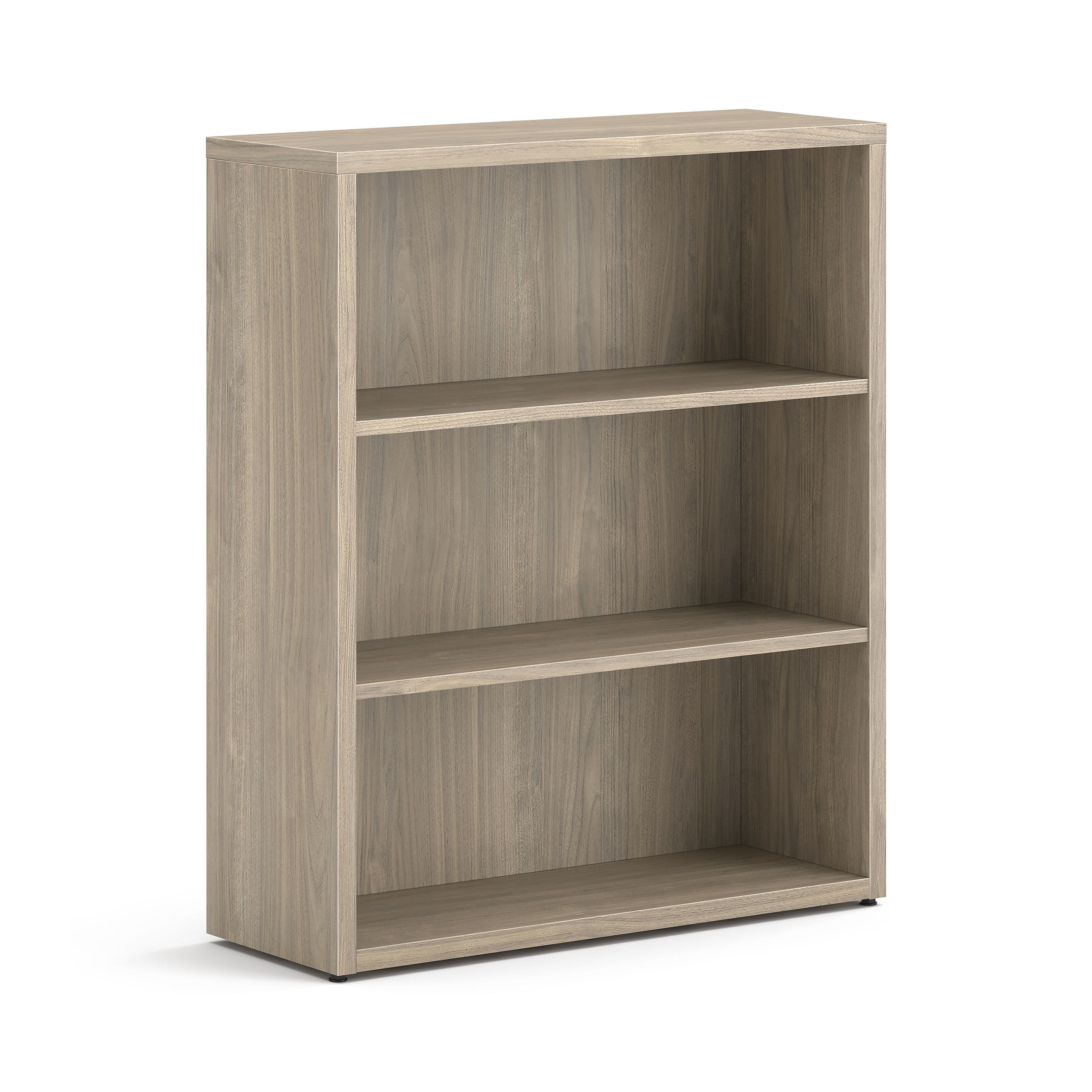 HON 10500 Series 43"H 3-Shelf Bookcase, Kingswood Walnut Laminate (HON105533LKI1)
