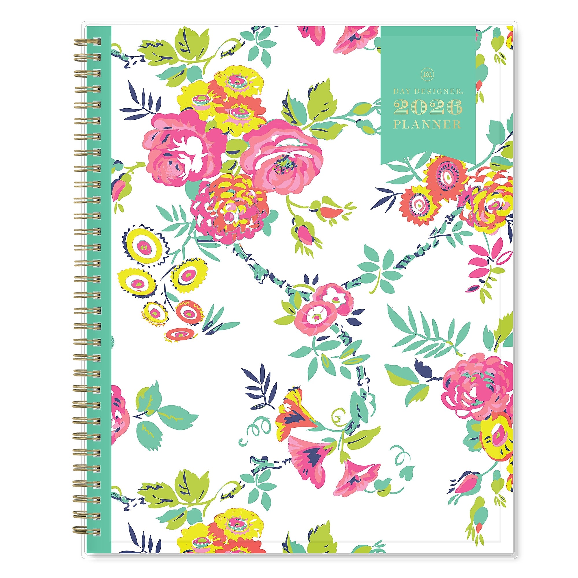 2026 Blue Sky Day Designer Peyton 8.5" x 11"  Weekly & Monthly Planner, Plastic Cover, Multicolored (103618-26)
