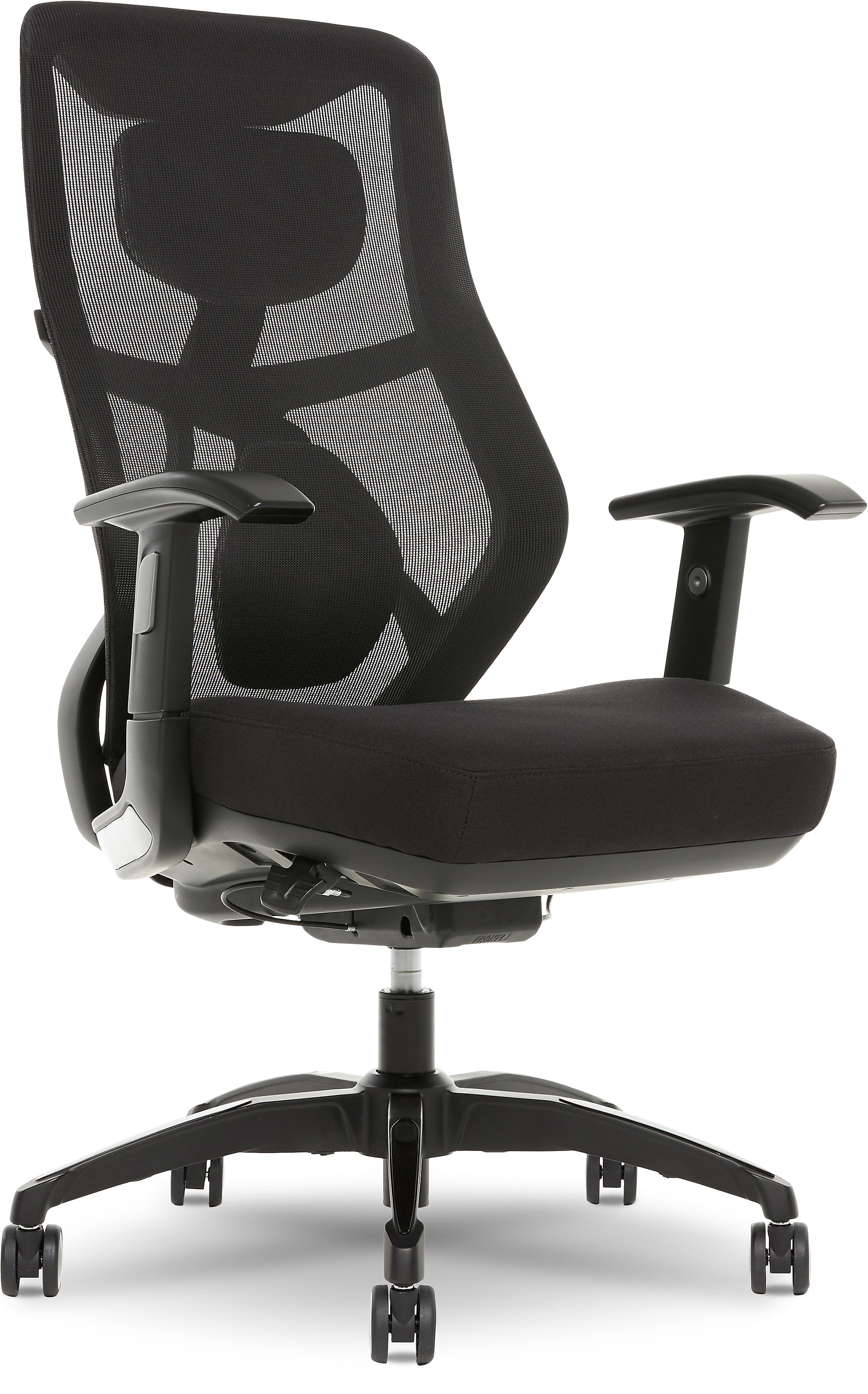 Beautyrest Duo-EX Ergonomic Mesh Swivel Task Chair, Black/Gray (60051GRY)