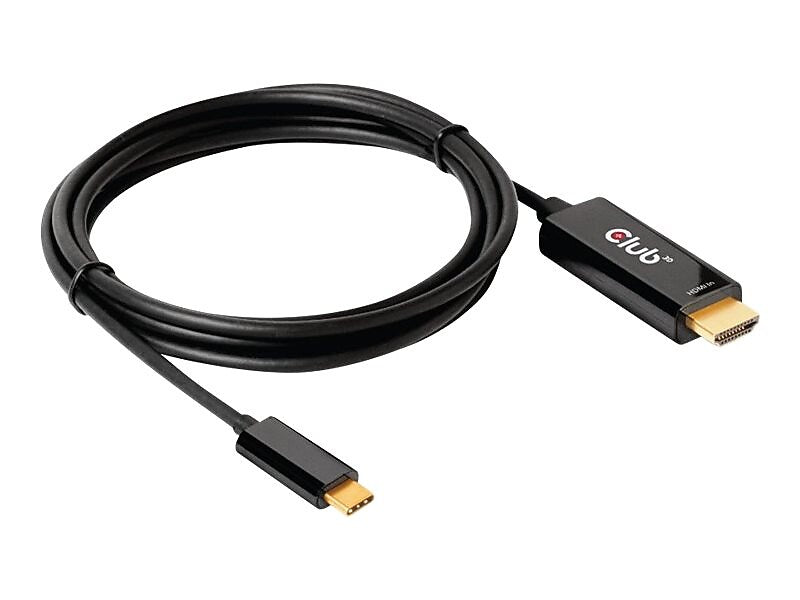 Club 3D 6' Display Port Audio/Video Monitor Cable, Black (CAC-1334)