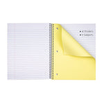 C-Line 5-Subject Subject Notebooks, Wide Ruled, 180 Sheets, Assorted Colors, 3/Bundle (CLI22051-3)