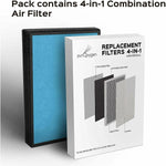 Treblab PURO²XYGEN TRUE HEPA/Activated Carbon Air Purifier Filter, 1.57" x 11.8" x 1.3" (P500_F2)