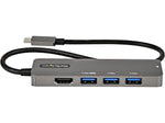 StarTech USB-C Multiport Adapter, Black/Gray (DKT30CHPD3)
