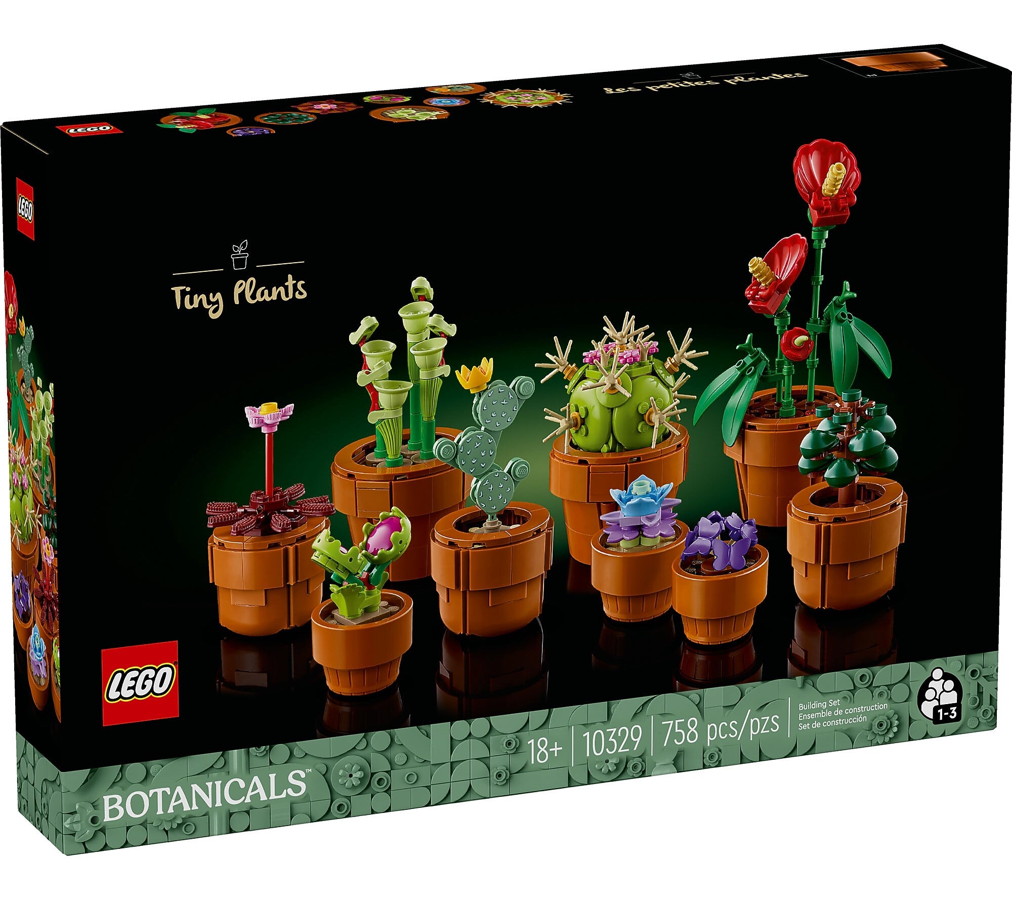 LEGO Botanicals Tiny Plants, 758 Pieces (10329)