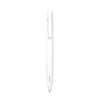 Zebra® bLen Gel Pen, Retractable, Fine 0.7 mm, Black Ink, White Barrel, Dozen