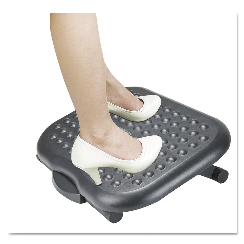 Alera Relaxing Tilt Adjustable Footrests, Black (ALEFS212)