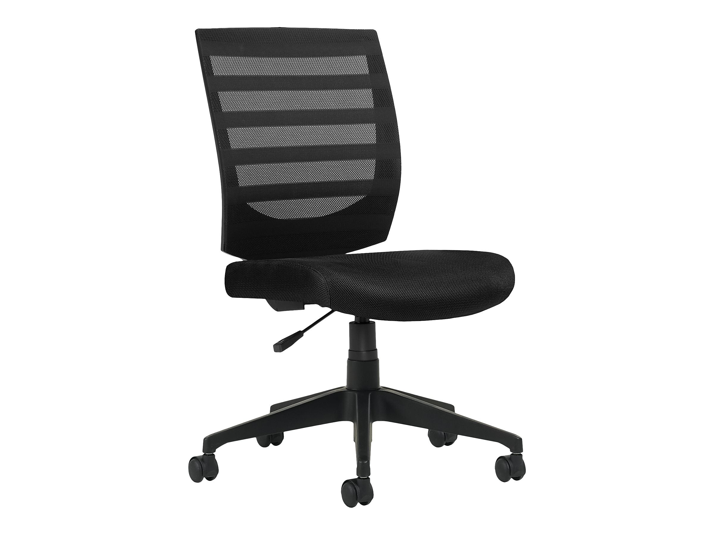 Offices To go Mesh Back Fabric Task Chair, Black (OTG11922B)