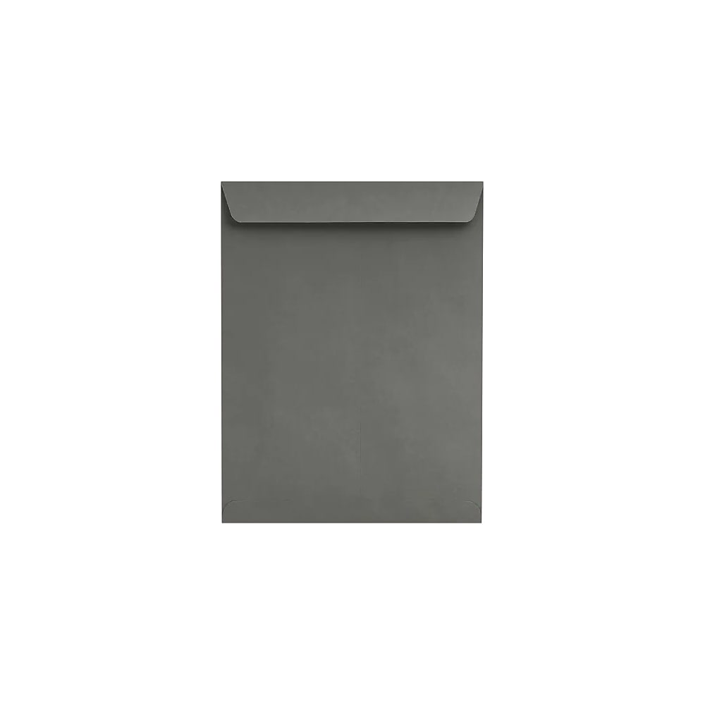 LUX 10" x 13" 80lbs. Open End Envelopes, Smoke Gray, 50/Pack (EX4897-22-50)