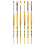 da Vinci JUNIOR Synthetics Tempera Student Round Brush, 6 Brushes/Pack (DVXVA3044-6)