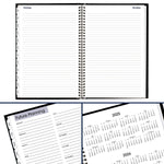 2026 AT-A-GLANCE DayMinder 8" x 11.75" Monthly Planner, Faux Leather Cover, Black (G470H-00-26)