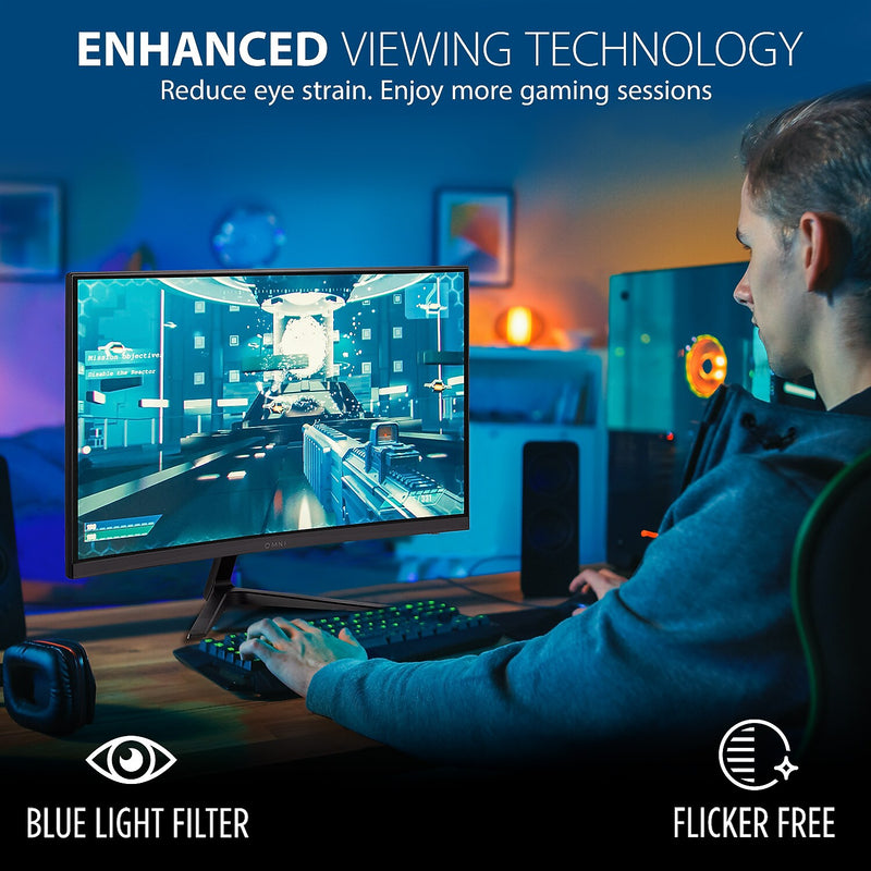 ViewSonic 24" Curved 165Hz LED Gaming Monitor, Black (VX2418C)