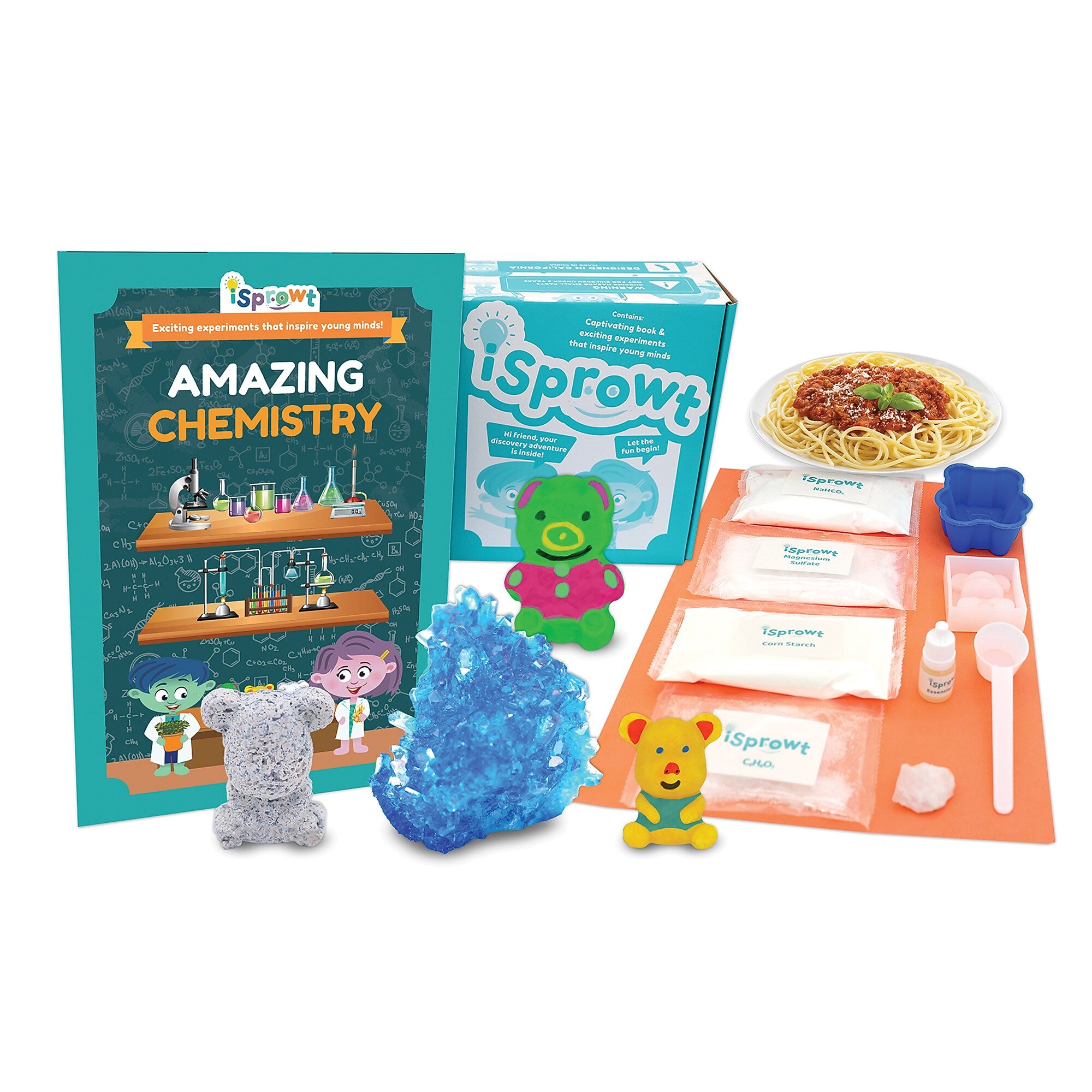 iSprowt Amazing Chemistry Kit, Assorted Colors (CHEM874)