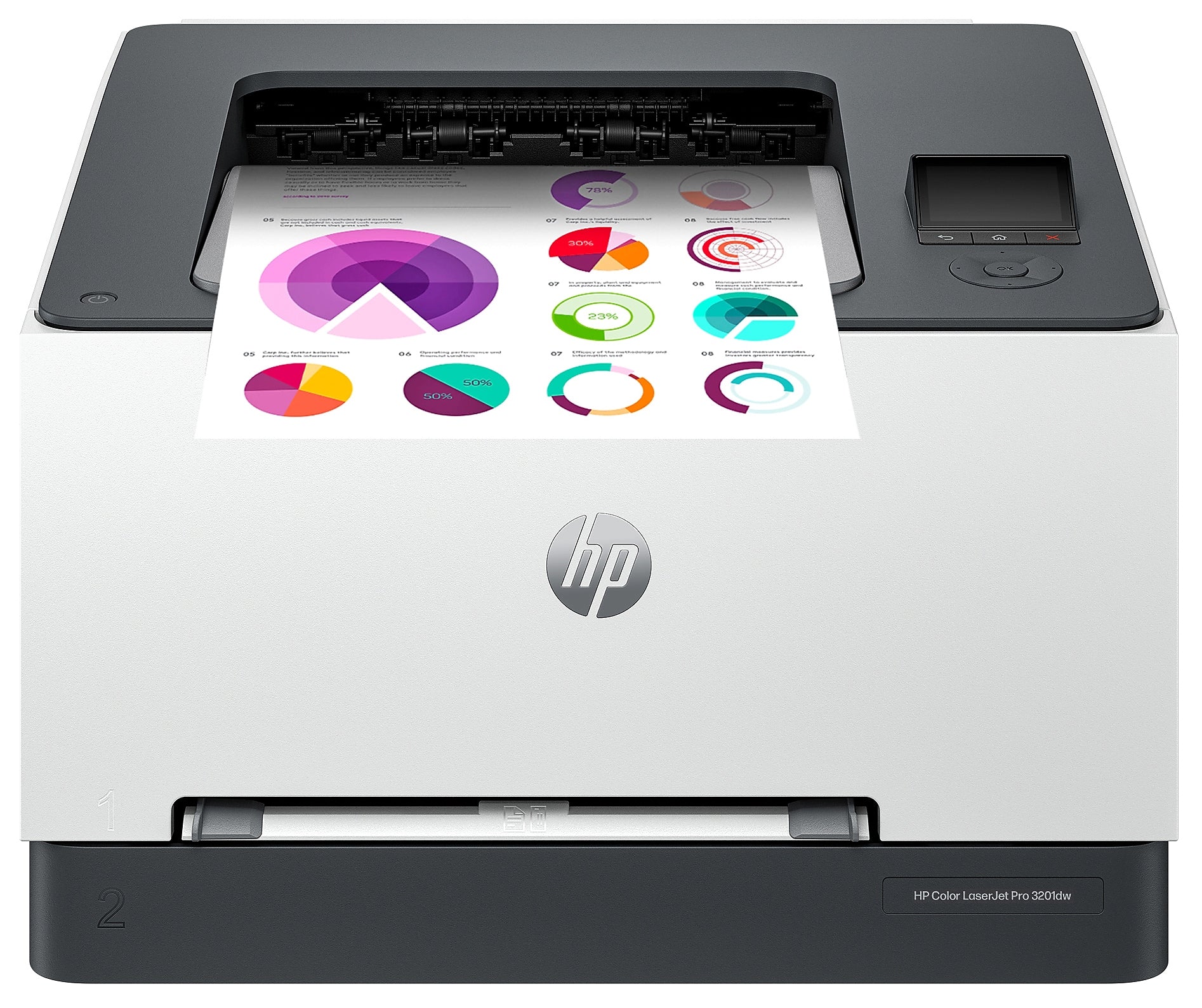 HP LaserJet Pro 3201dw Wireless Color Laser Printer, Print Only, Best for Office (499Q9F)