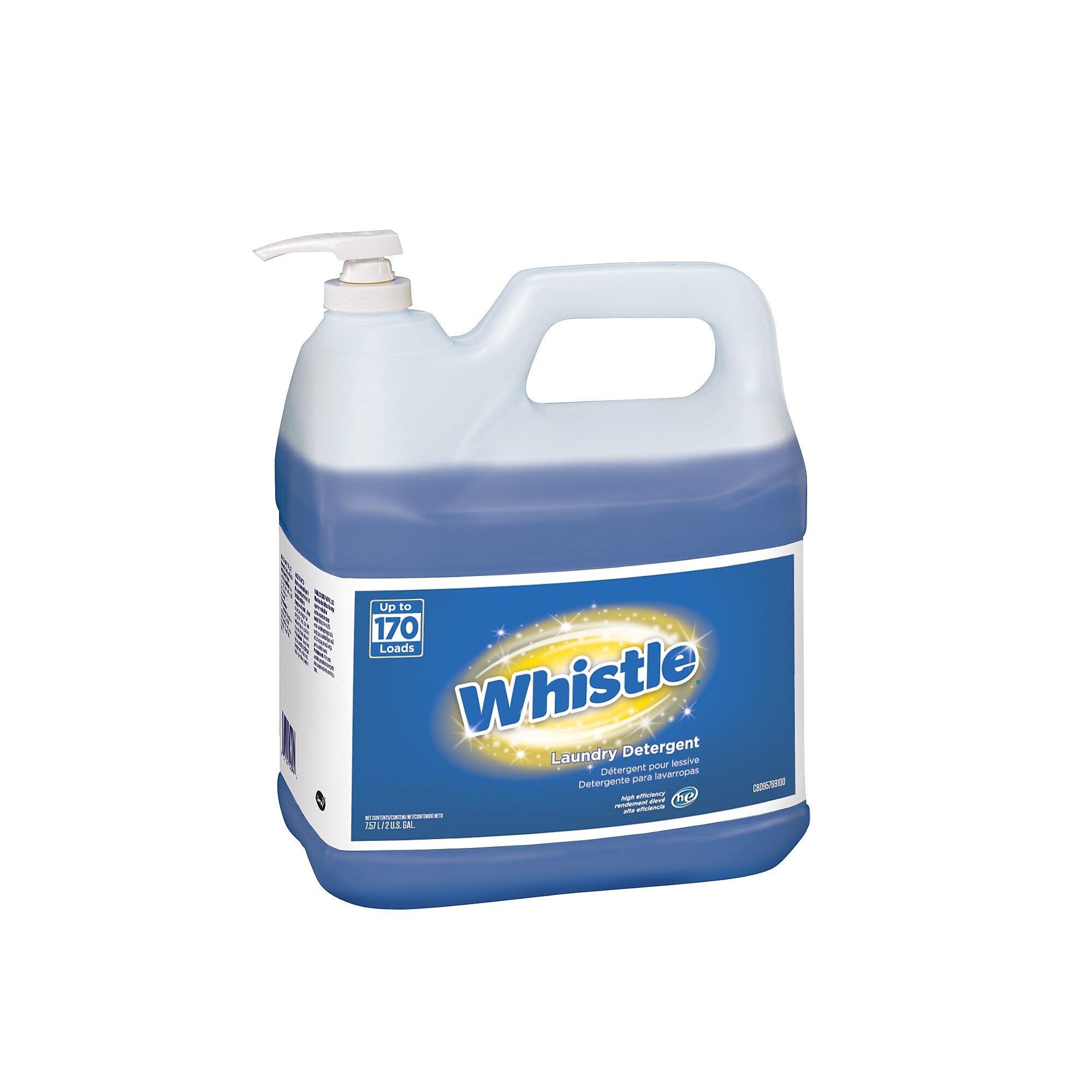 Diversey Whistle Laundry Detergent, Floral, 2 gal., 2/Carton (DVOCBD95769100)