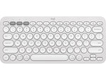 Logitech Pebble Keys 2 K380s Wireless Keyboard, Tonal White (920-011776)