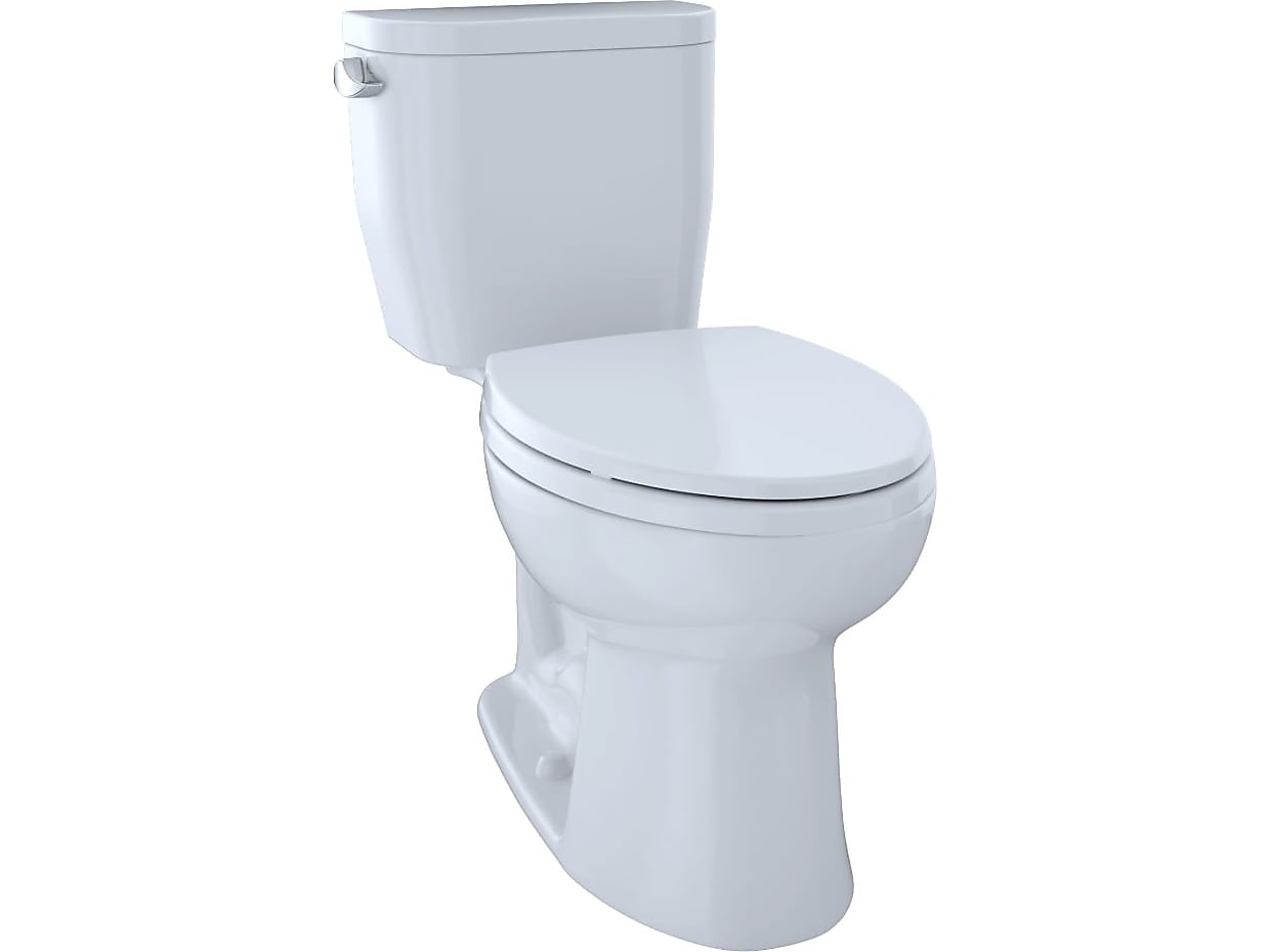 Toto Entrada 1.28 gal. E-Max Close-Coupled Toilet, Cotton (CST244EF#01)