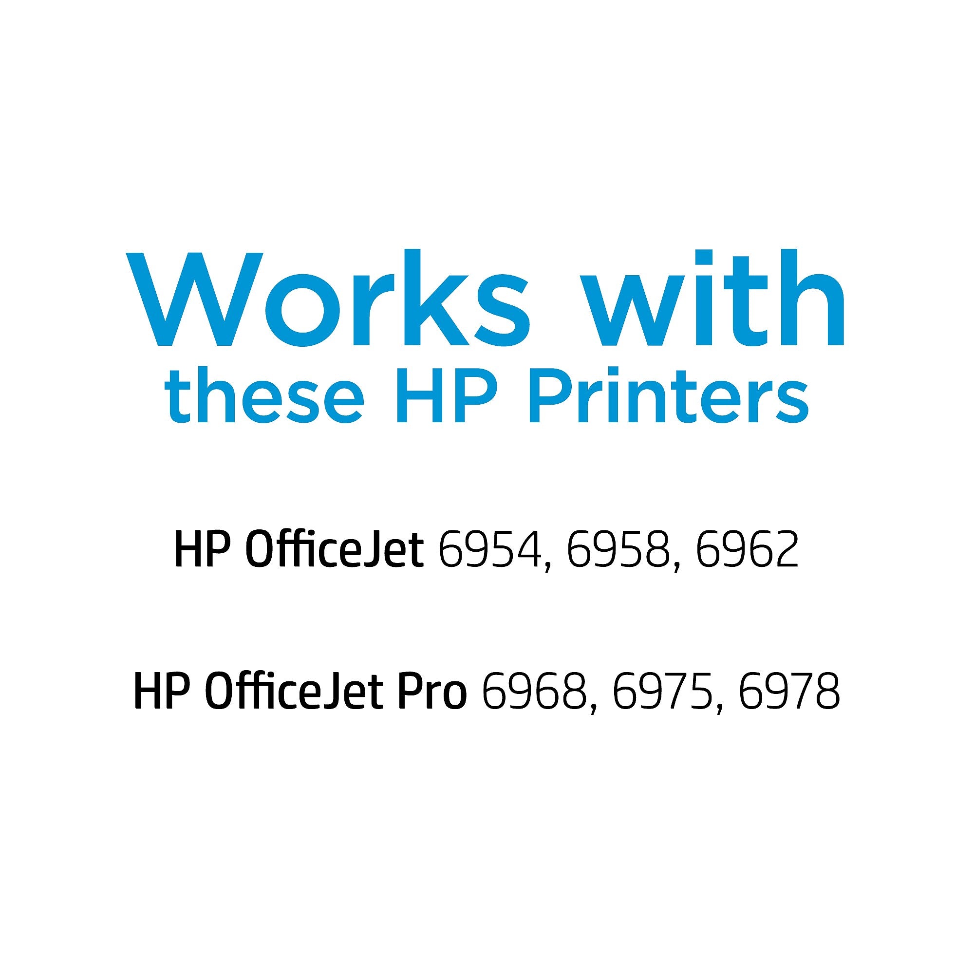 HP 902XL/902 Black High Yield and Cyan/Magenta/Yellow Standard Yield Ink Cartridge, 4/Pack (T0A39AN#140)