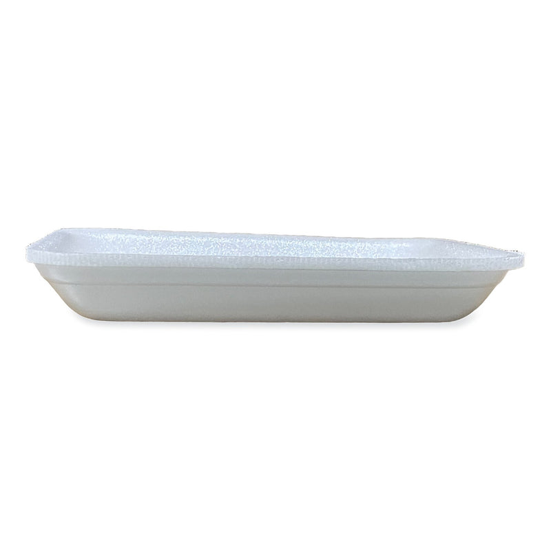 GEN Meat Trays, #3P, 8.7 x 6.6 x 1.1, White, 400/Carton