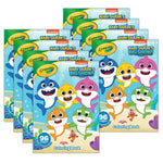 Crayola Baby Shark Coloring Book, 96 Pages, 8/Bundle (BIN042642-8)