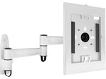 Mount-It! Adjustable Anti-Theft iPad Wall Mount with Swing Arm, White (MI-3774W_G10)