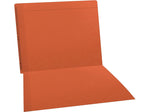 Medical Arts Press Kardex Reinforced End Tab File Folder, Straight Cut, Letter-Size, Orange, 100/Box (F1170-ORG)